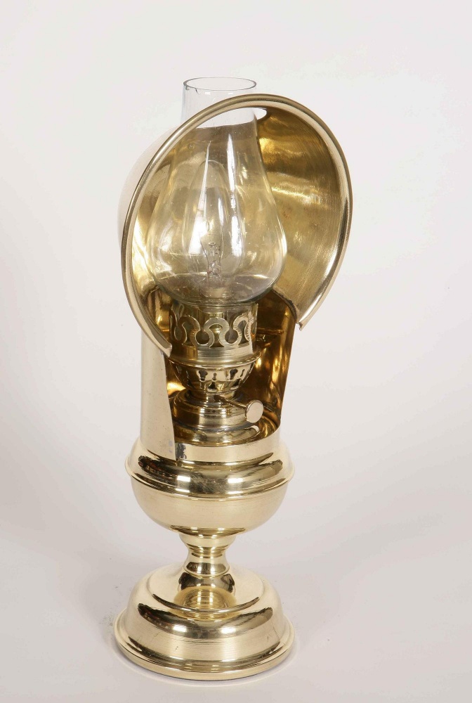 Lacemakers Brass Lamp